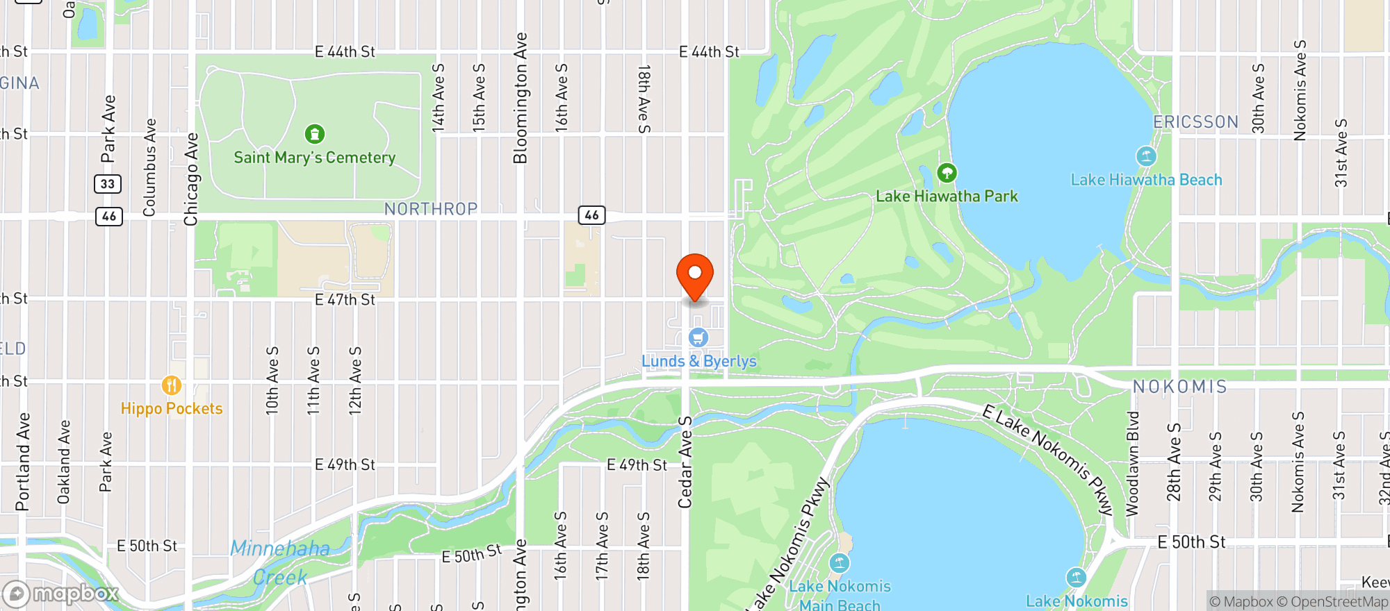 Map showing Cork Dork Wine Co