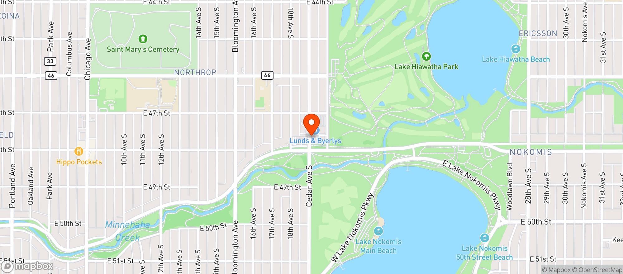 Map showing Lunds and Byerlys - Nokomis - 00100019887