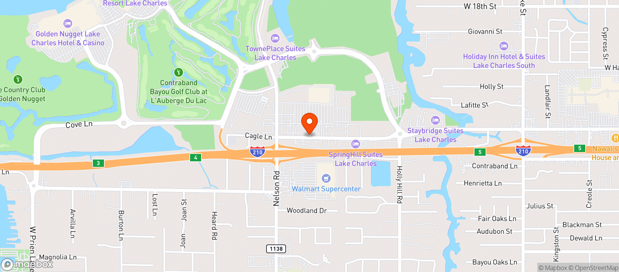Map showing Target