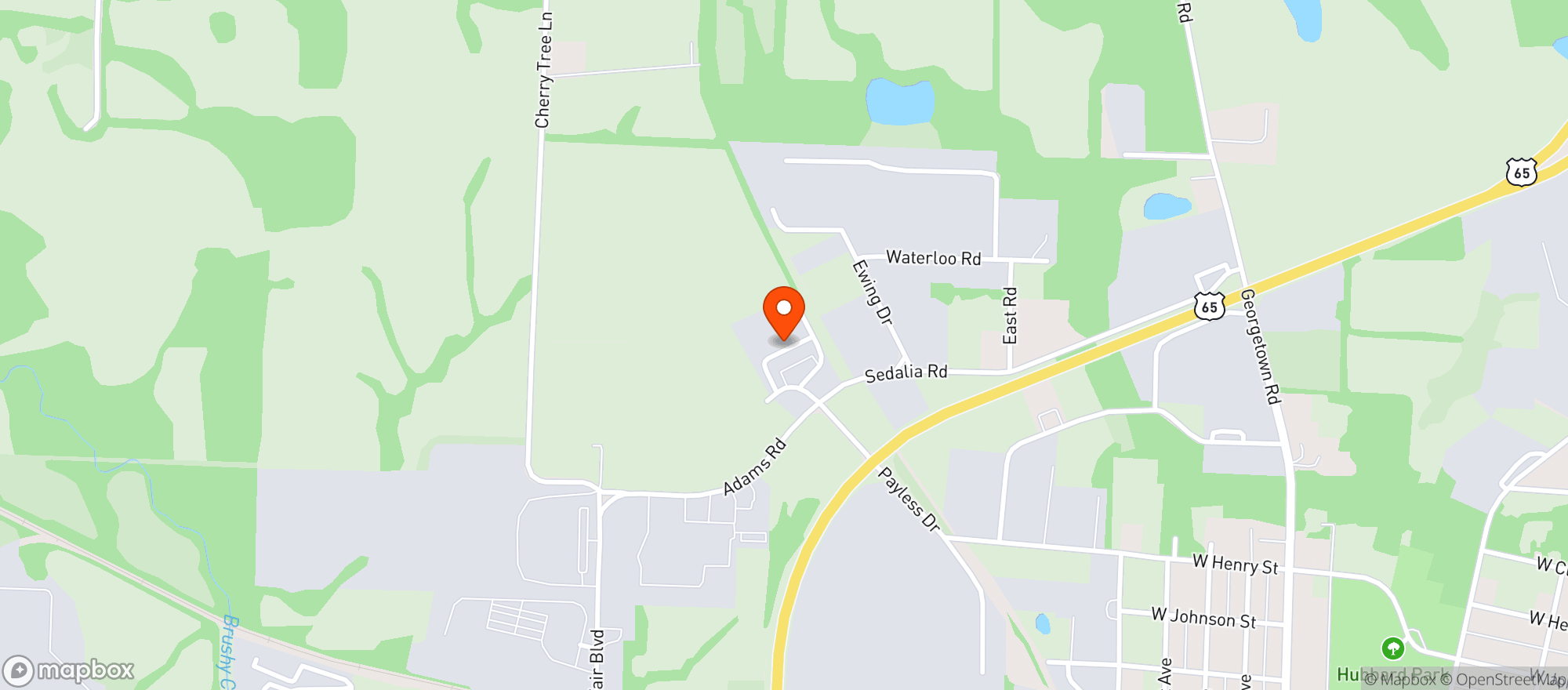 Map showing Employee Sales - Cdc