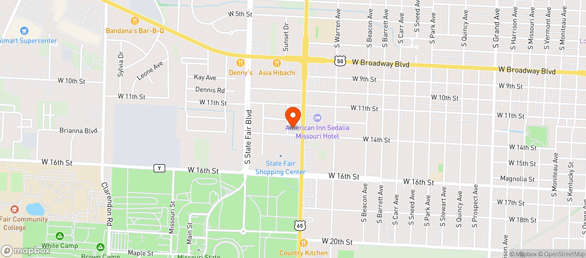 Map showing Prime Time 3