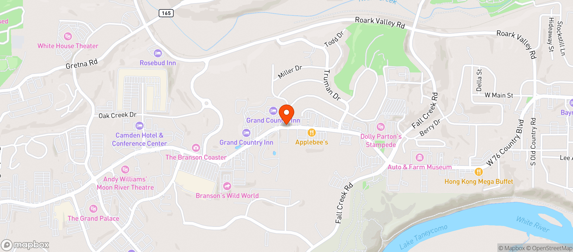 Map showing $ez Center Convenience