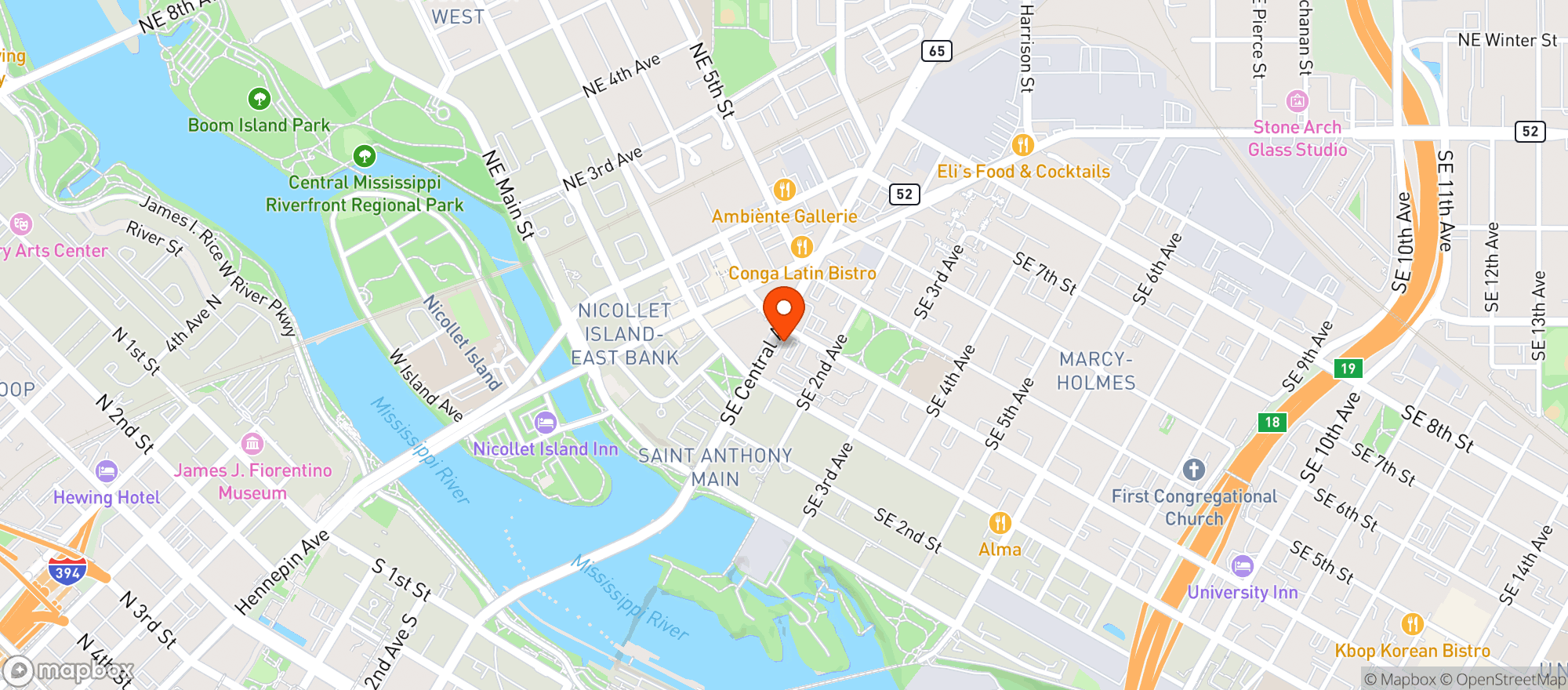 Map showing Natreum