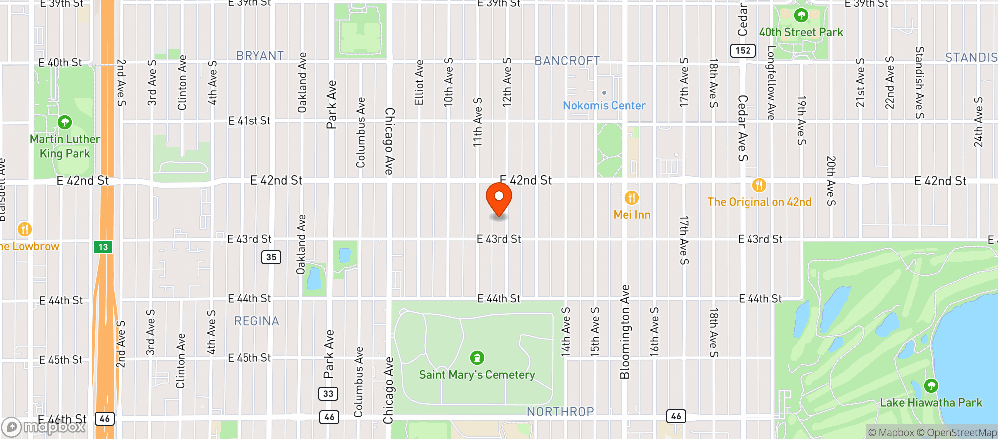 Map showing Maven Style Shop