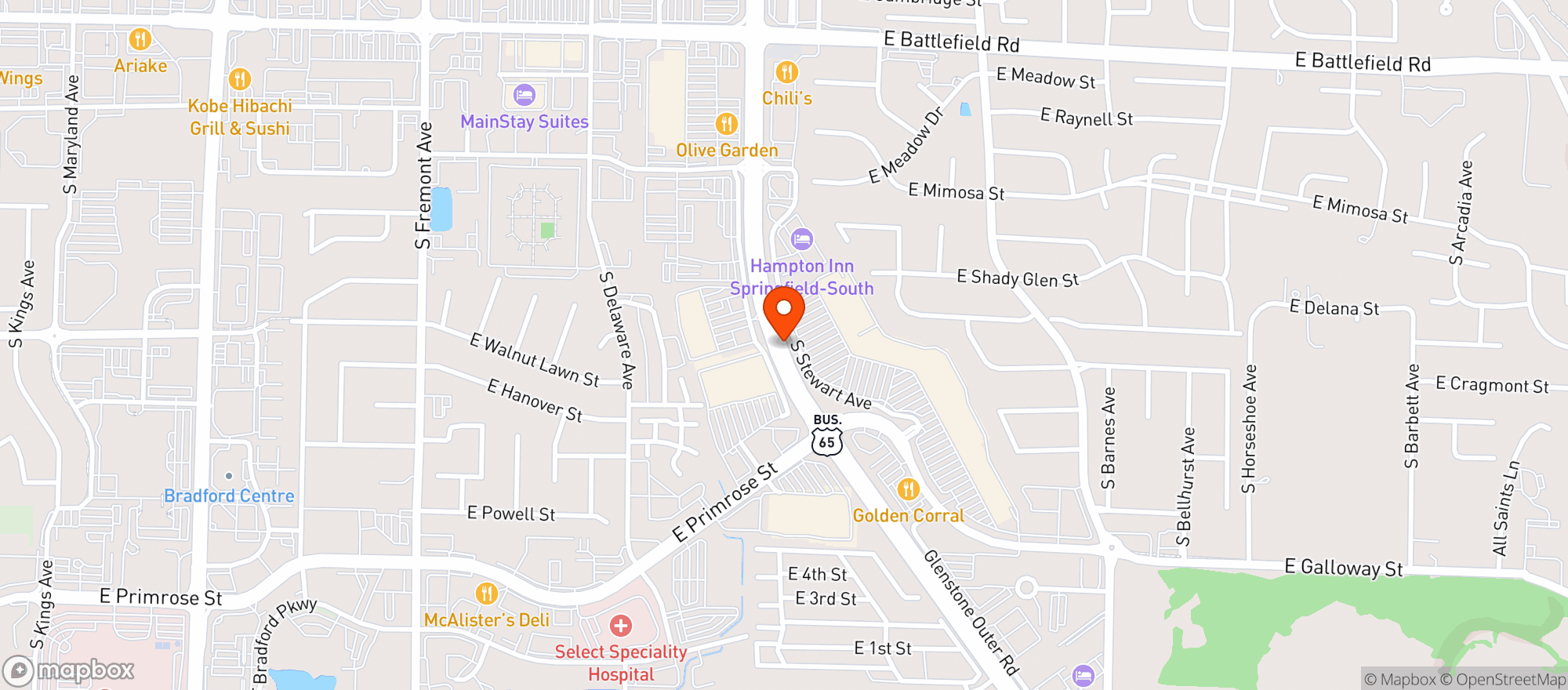 Map showing Total Wine & More