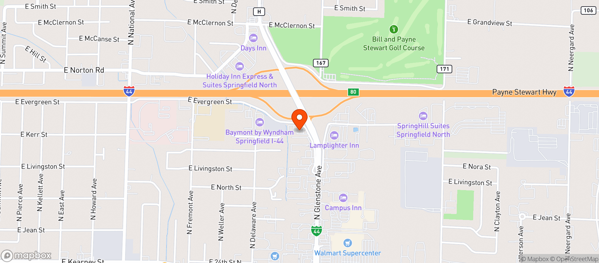 Map showing Kind Goods - Fenton