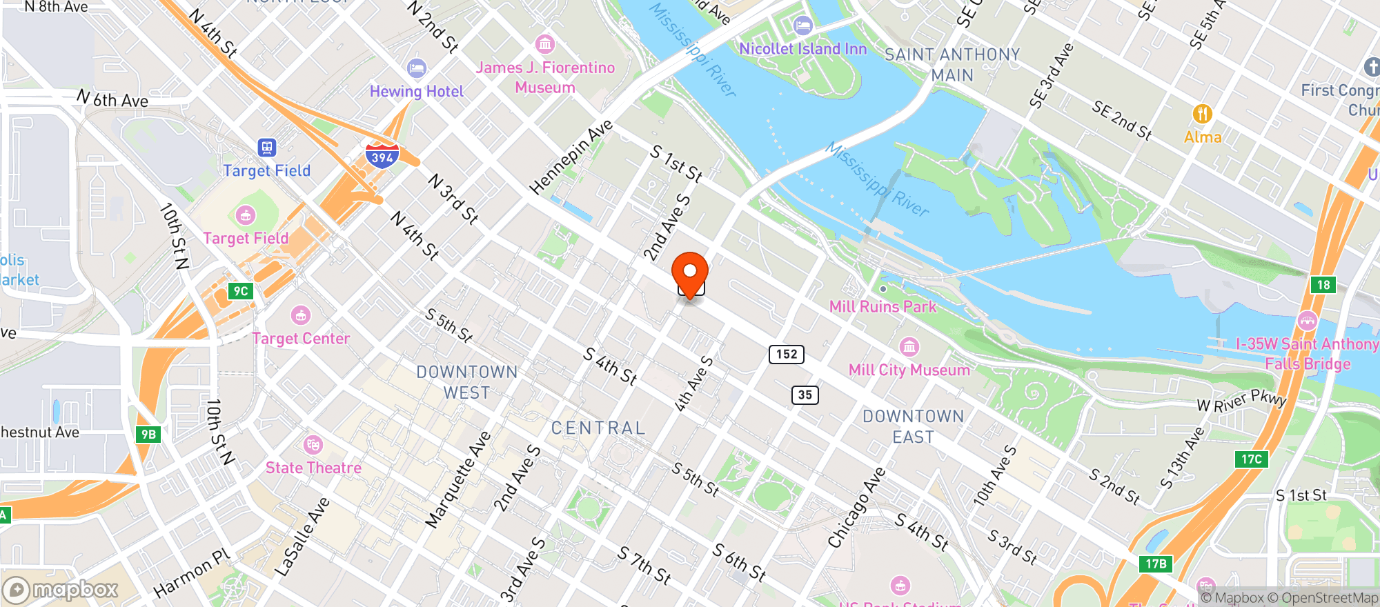 Map showing Eato