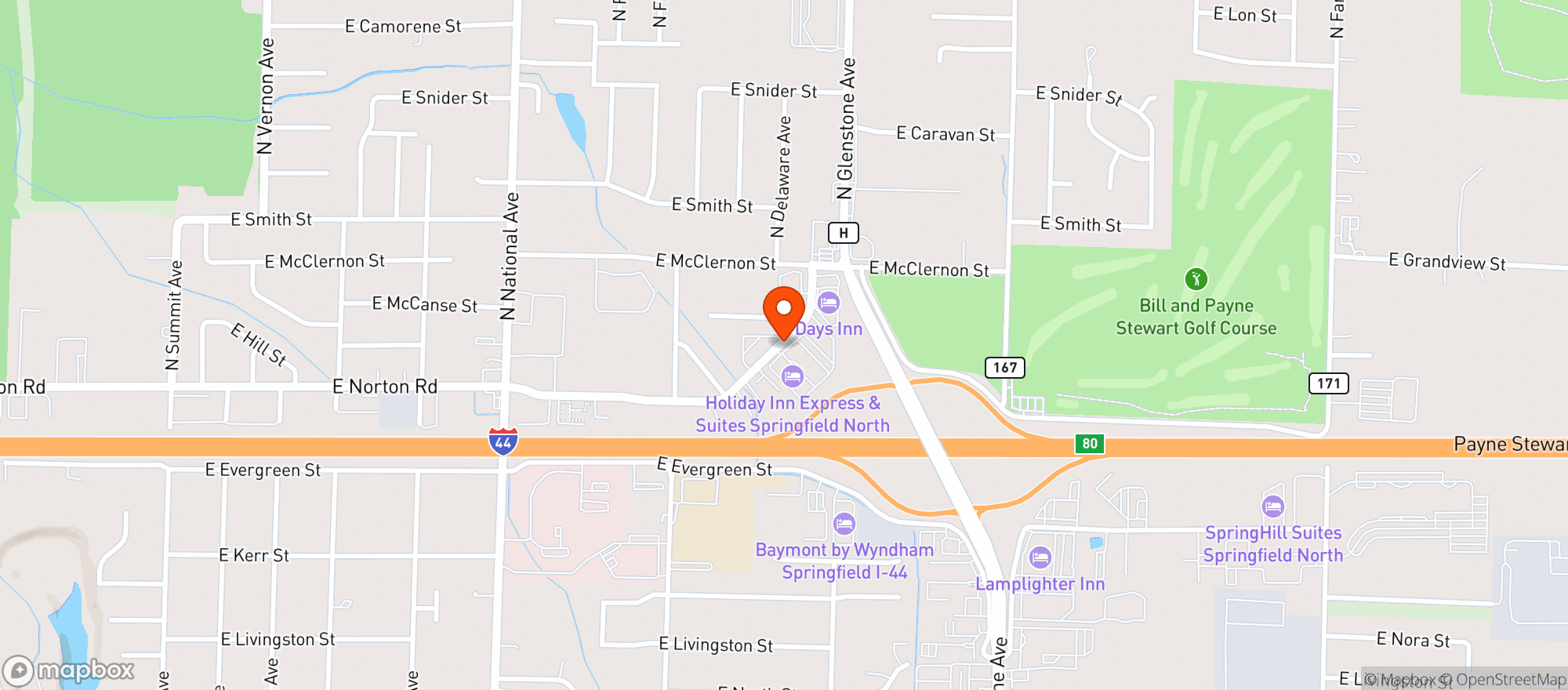 Map showing Macadoodles