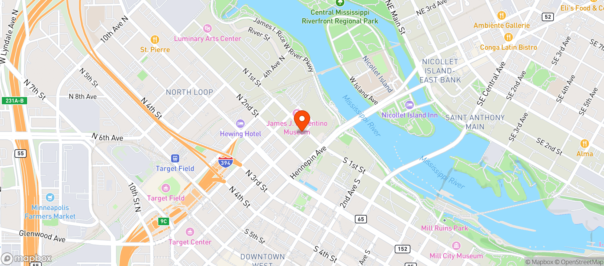 Map showing Billy Sushi
