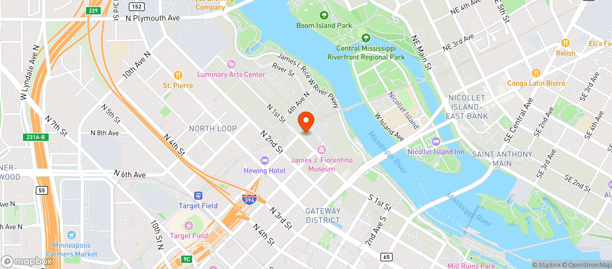 Map showing Maison Margaux