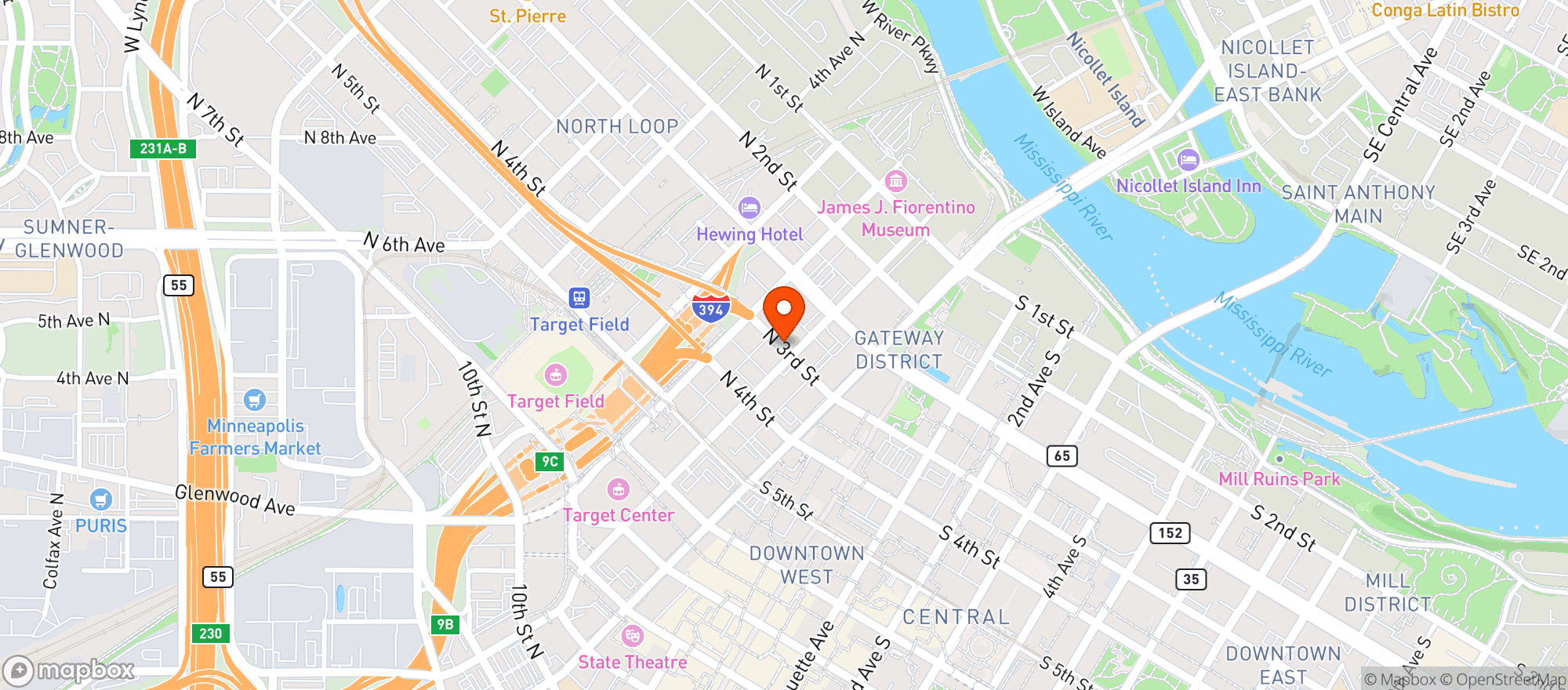 Map showing Jacksons Hole