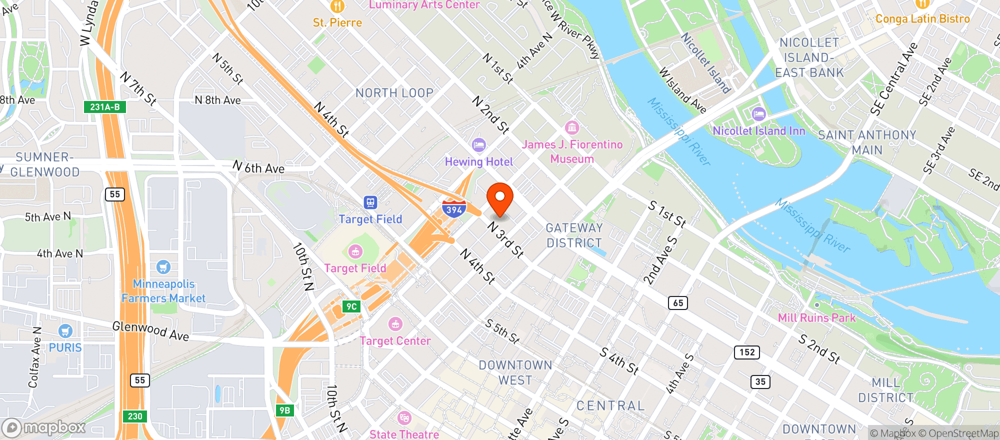 Map showing 112 Eatery