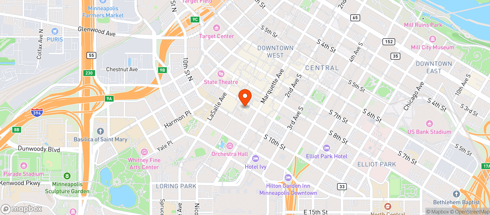 Map showing Haskell's
