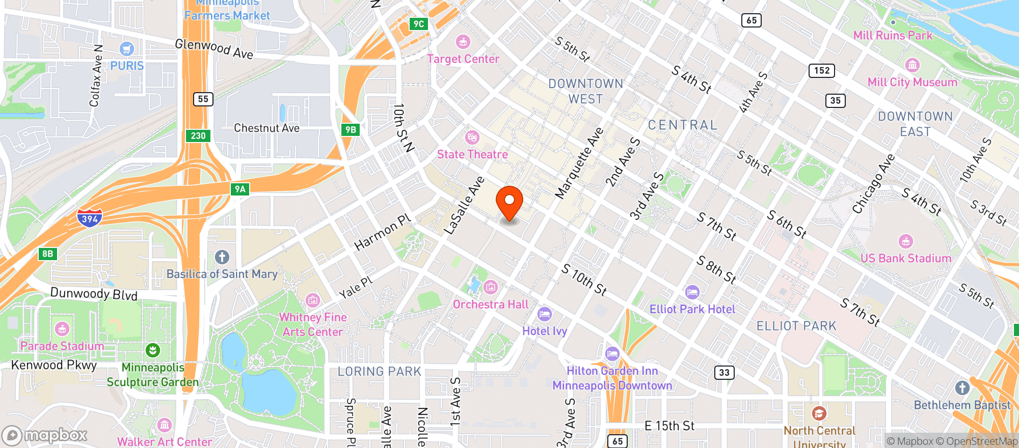Map showing Barrio