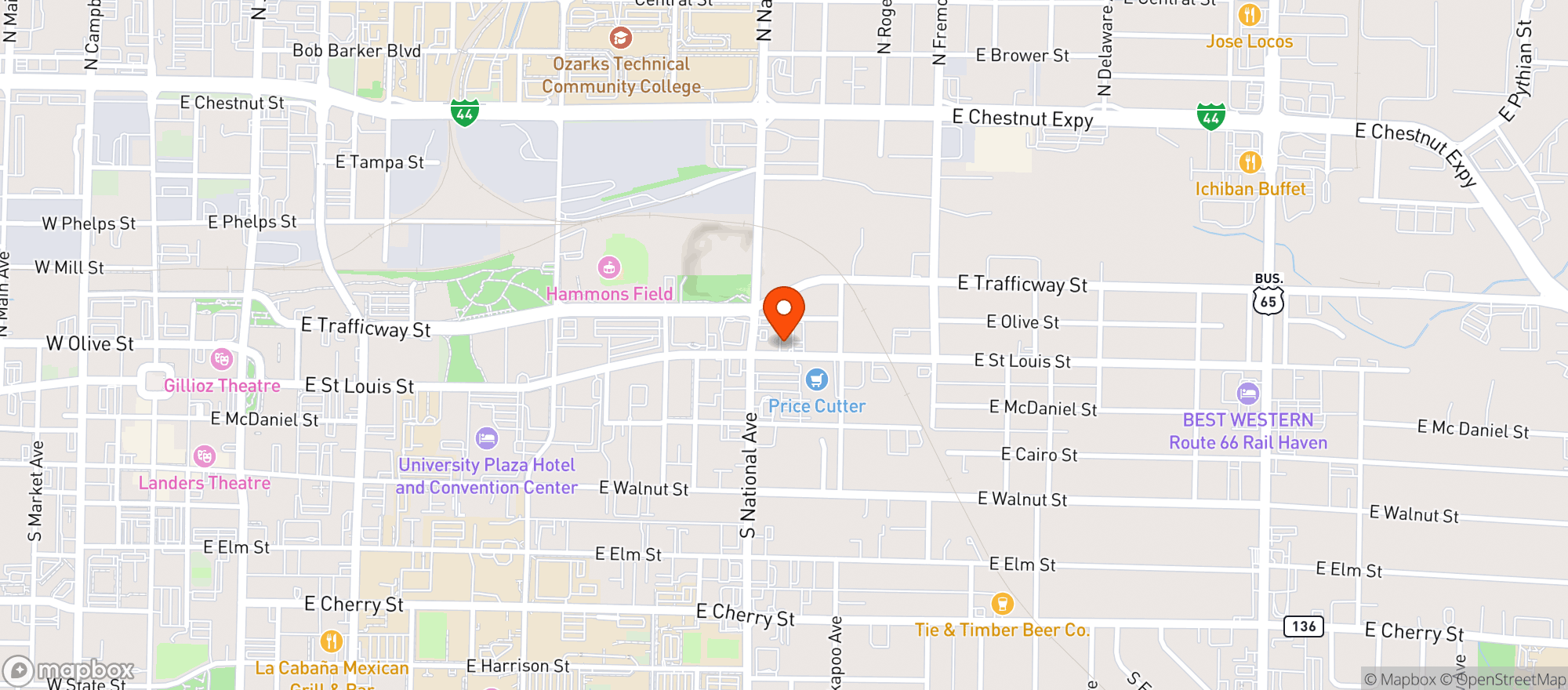 Map showing Mix Ultra Lounge