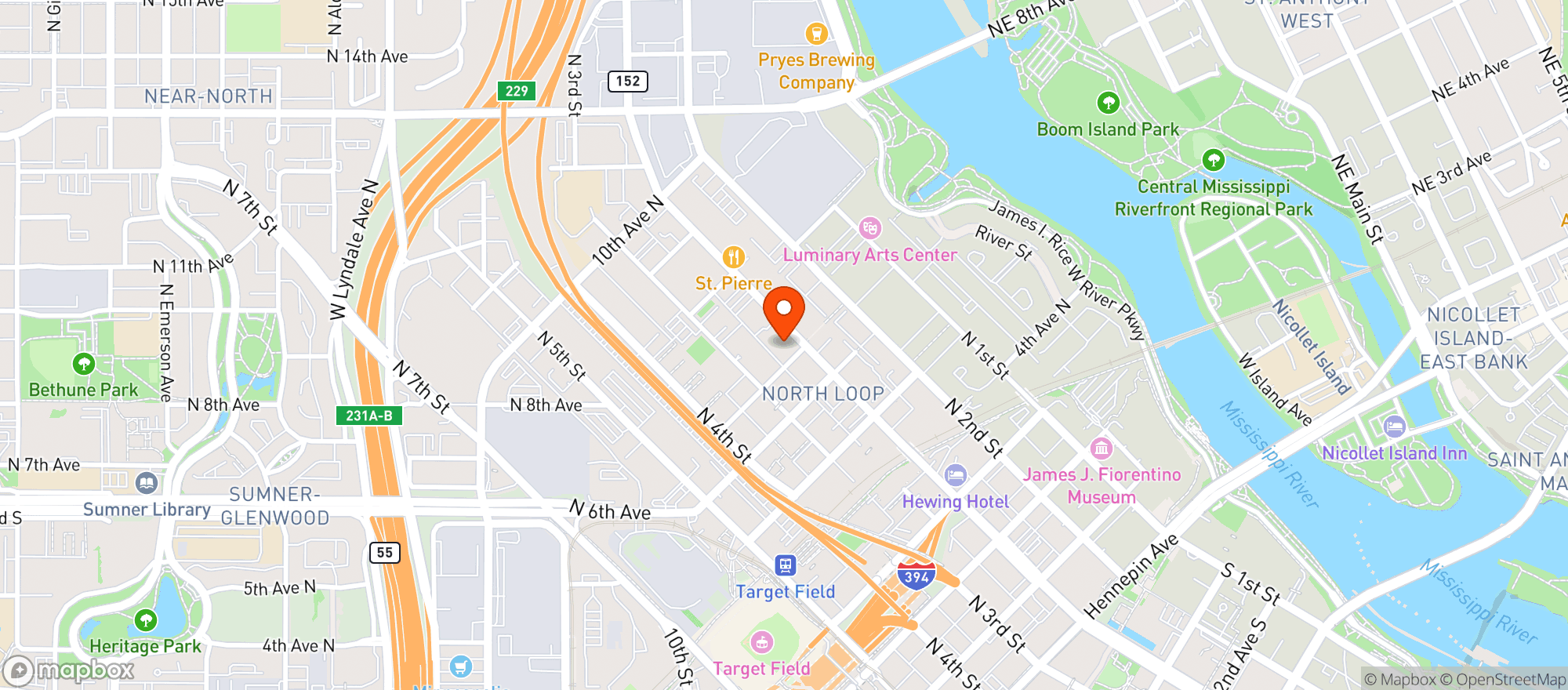Map showing Freehouse