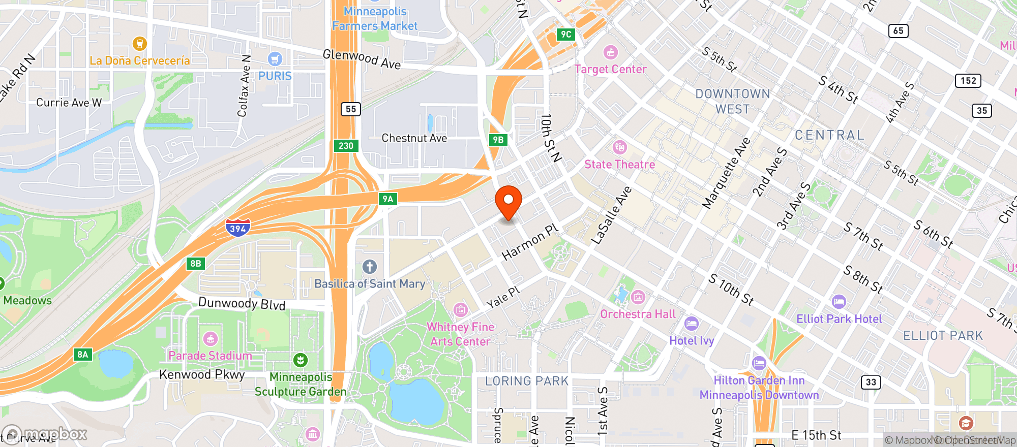 Map showing Lunds & Byerlys #53002