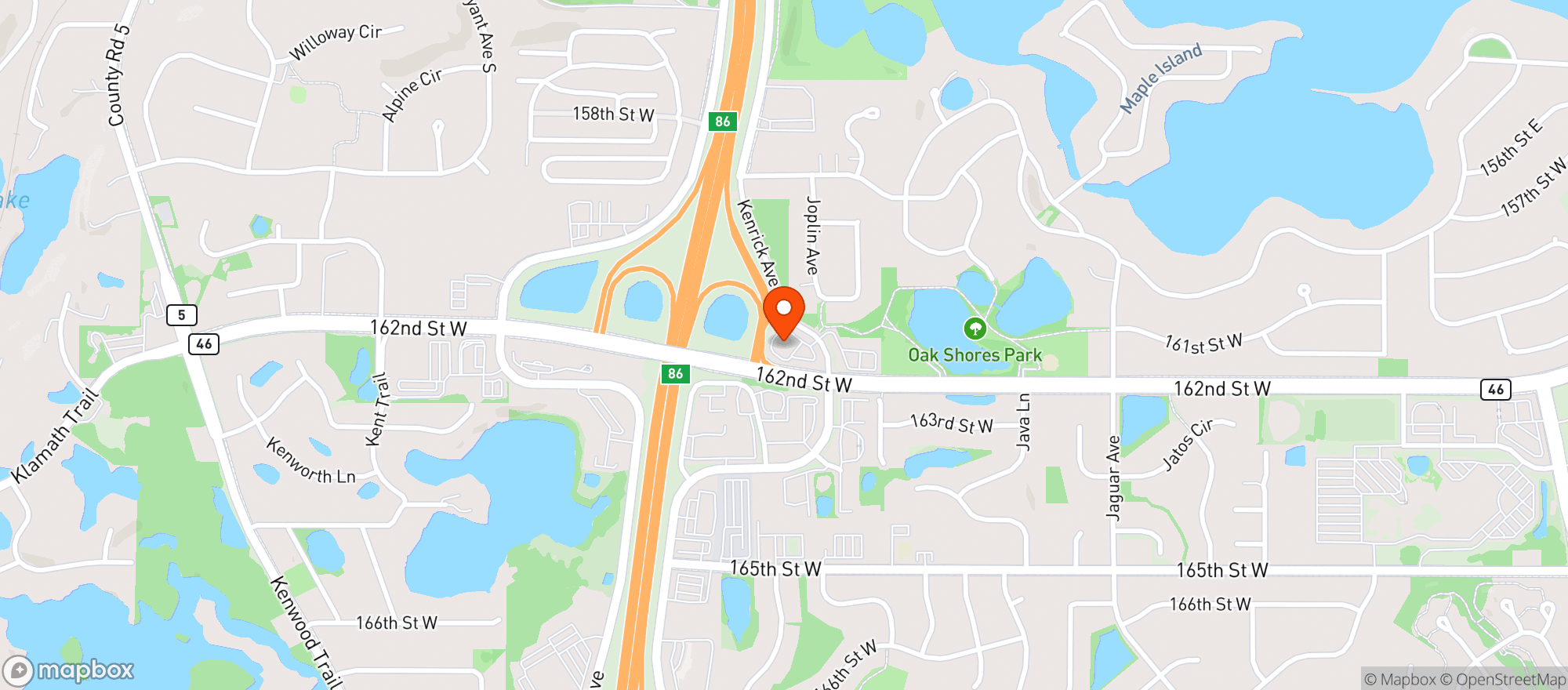 Map showing Lakeville # 4 - Kenrick
