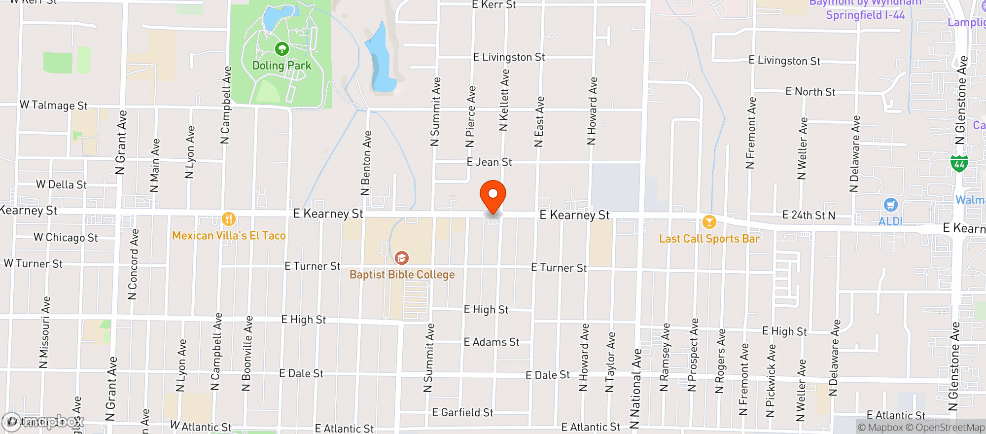 Map showing Proper Cannabis - Crestwood