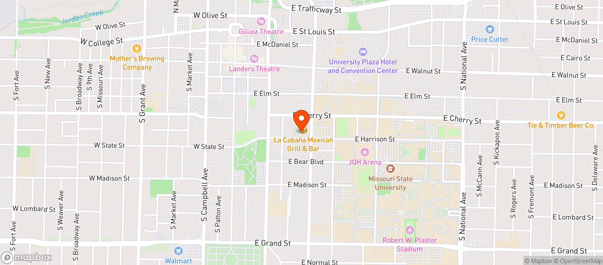Map showing Discount Smokes And Beer