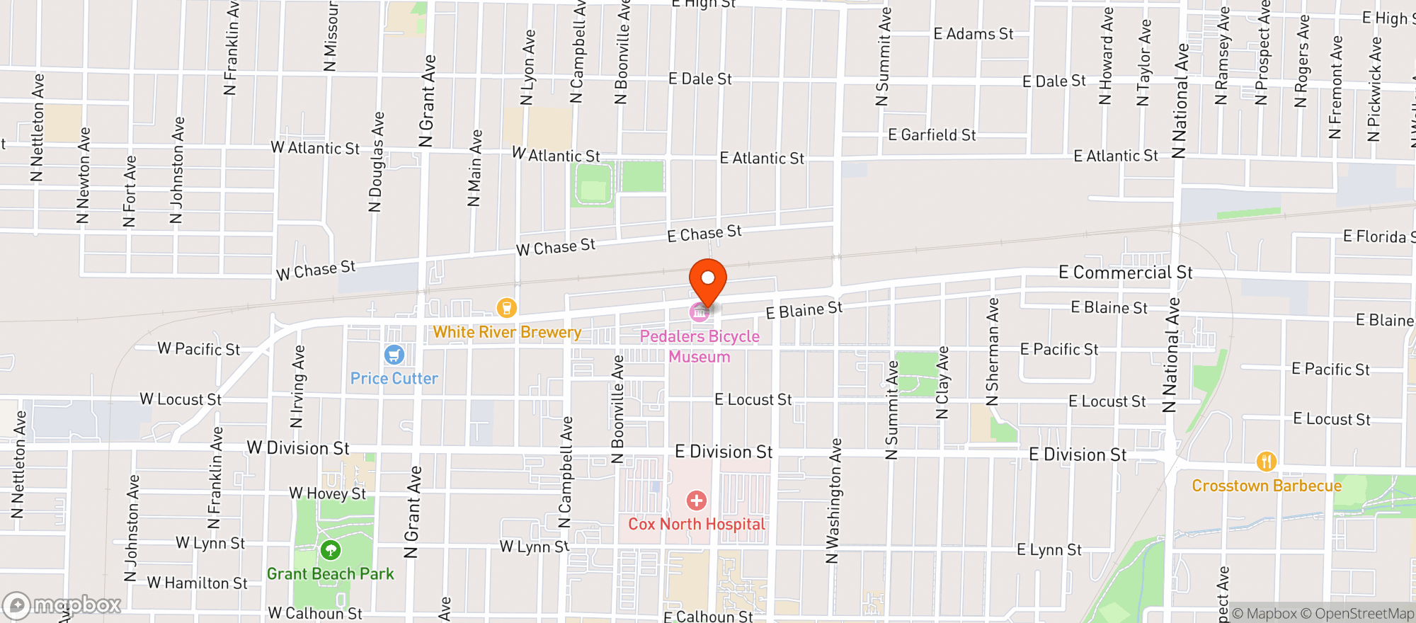Map showing Van Gogh S Eeterie
