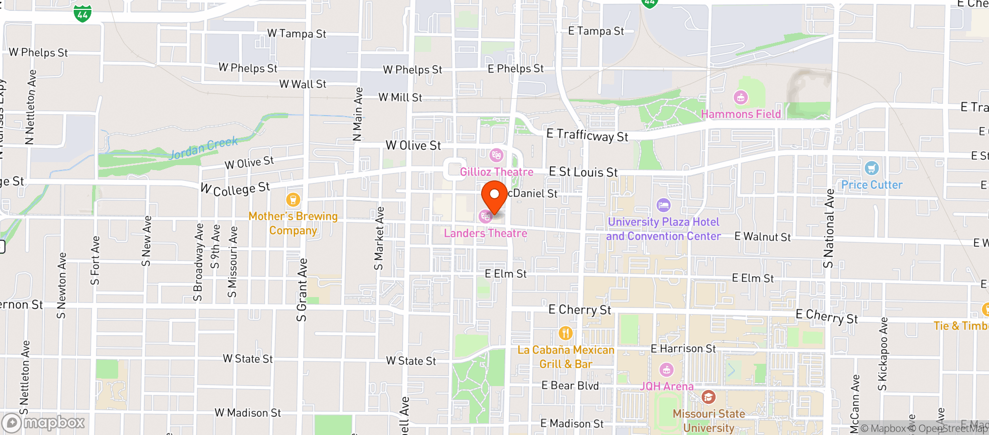 Map showing Mud Lounge