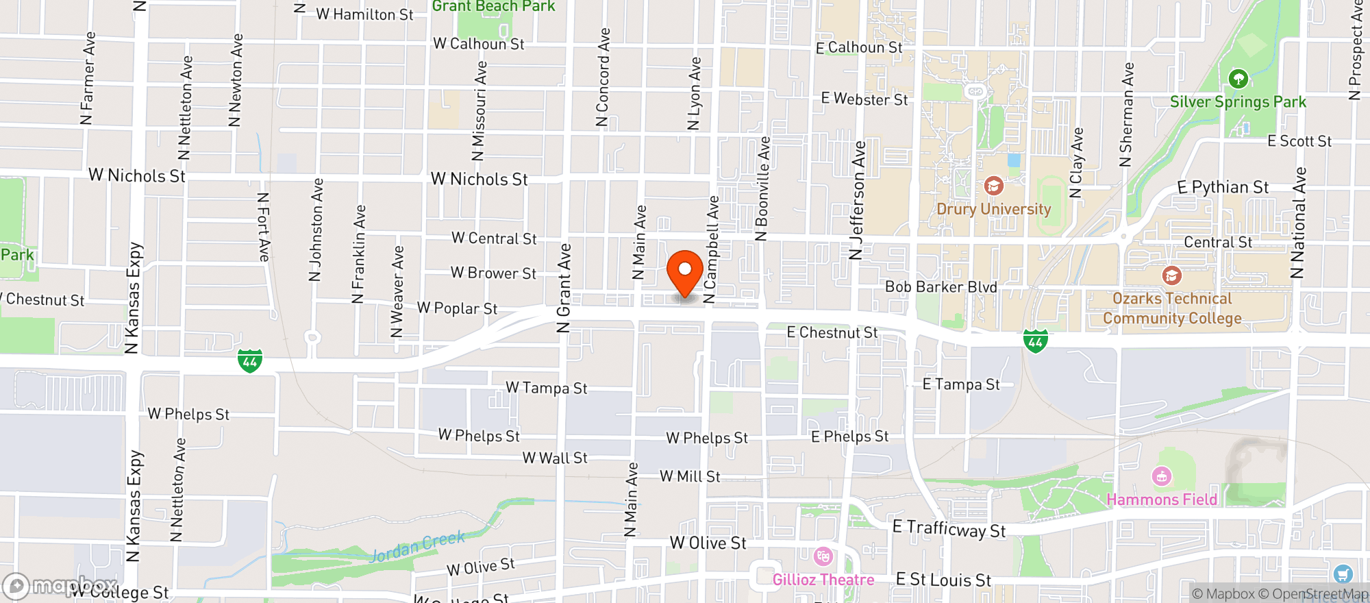 Map showing Fast & Friendly #16