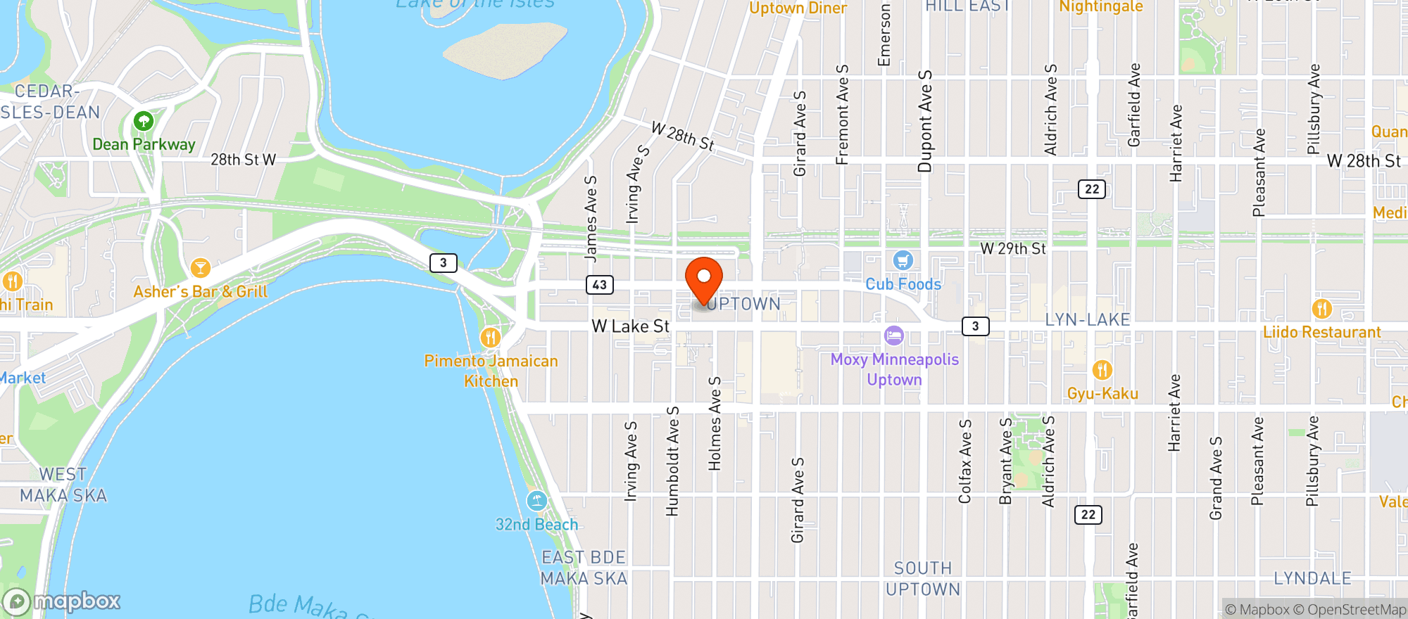 Map showing Lunds and Byerlys - Lake Street - 00819014