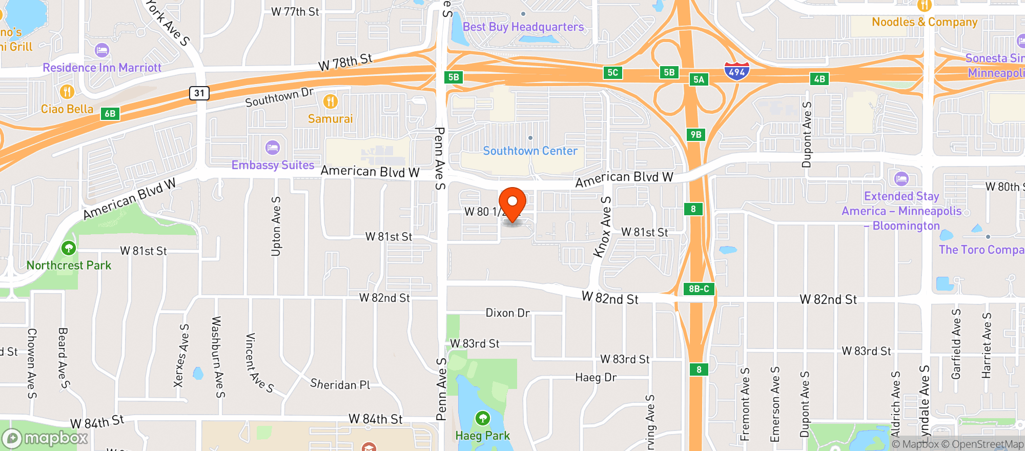 Map showing Liquor Locker