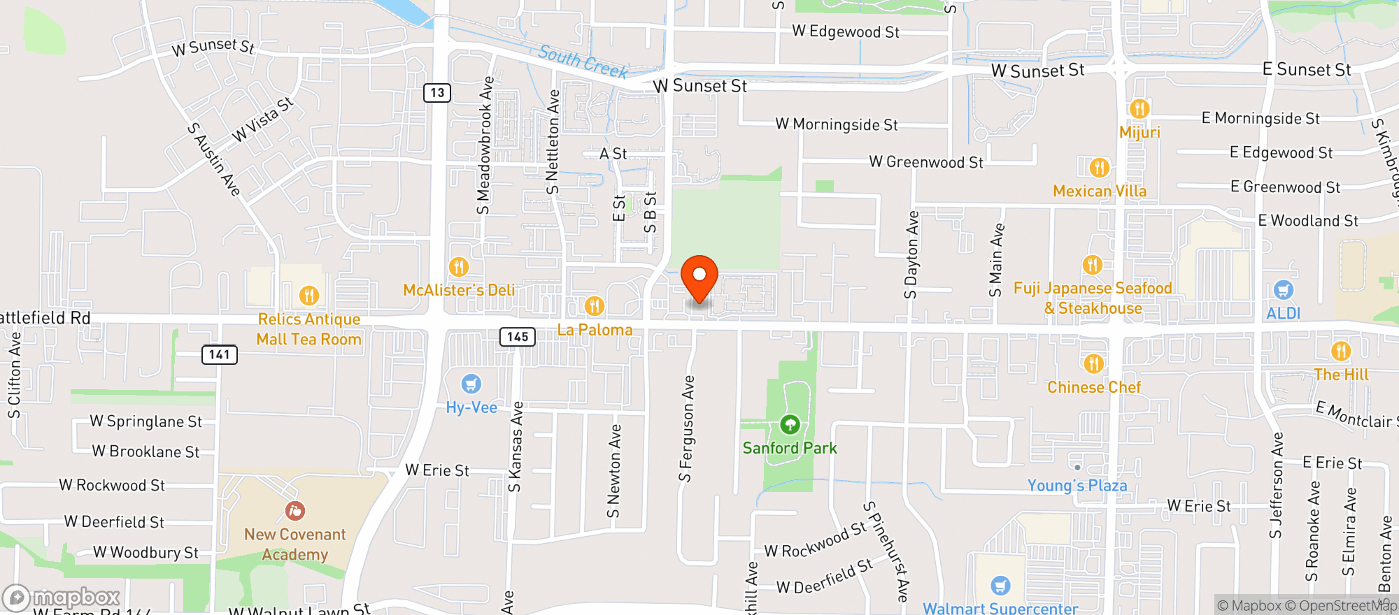 Map showing Friend'S Karaoke Pub