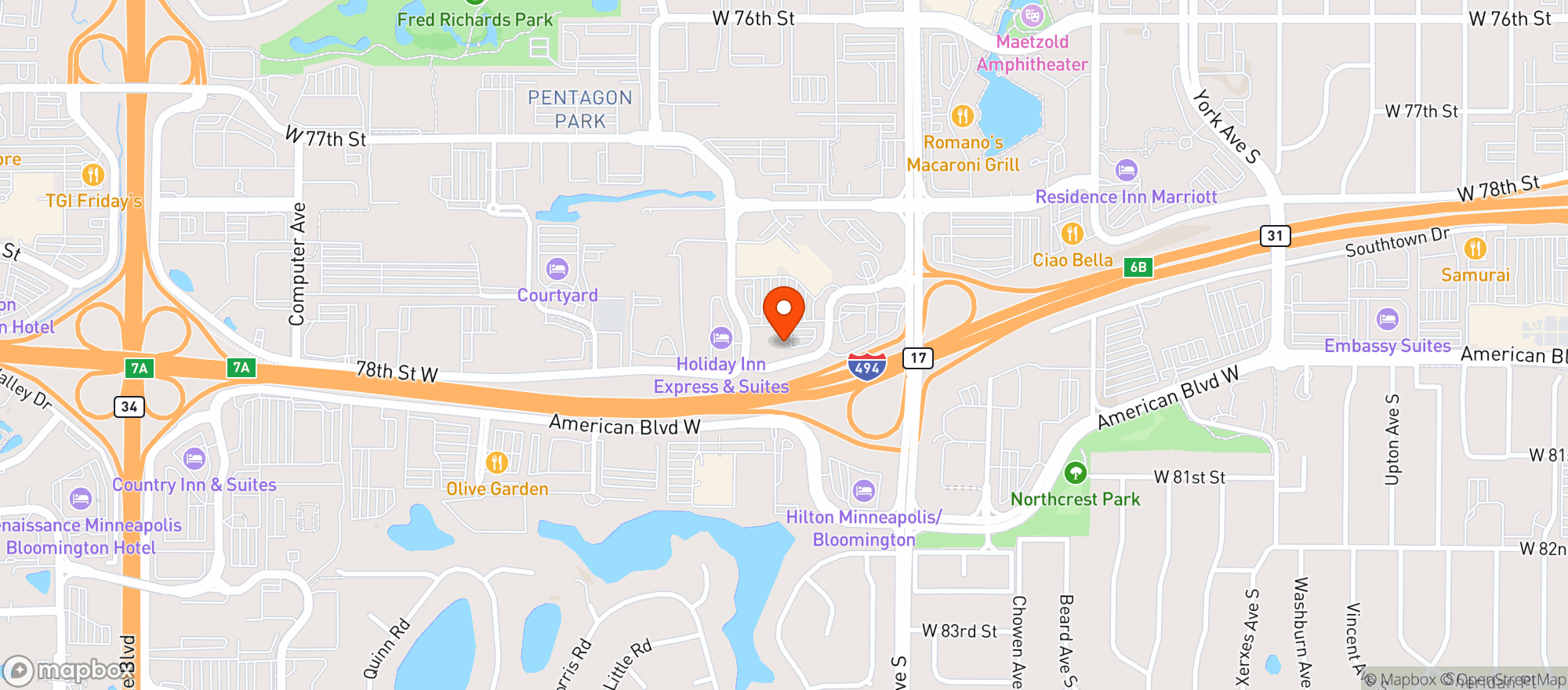 Map showing Trader Joes #724