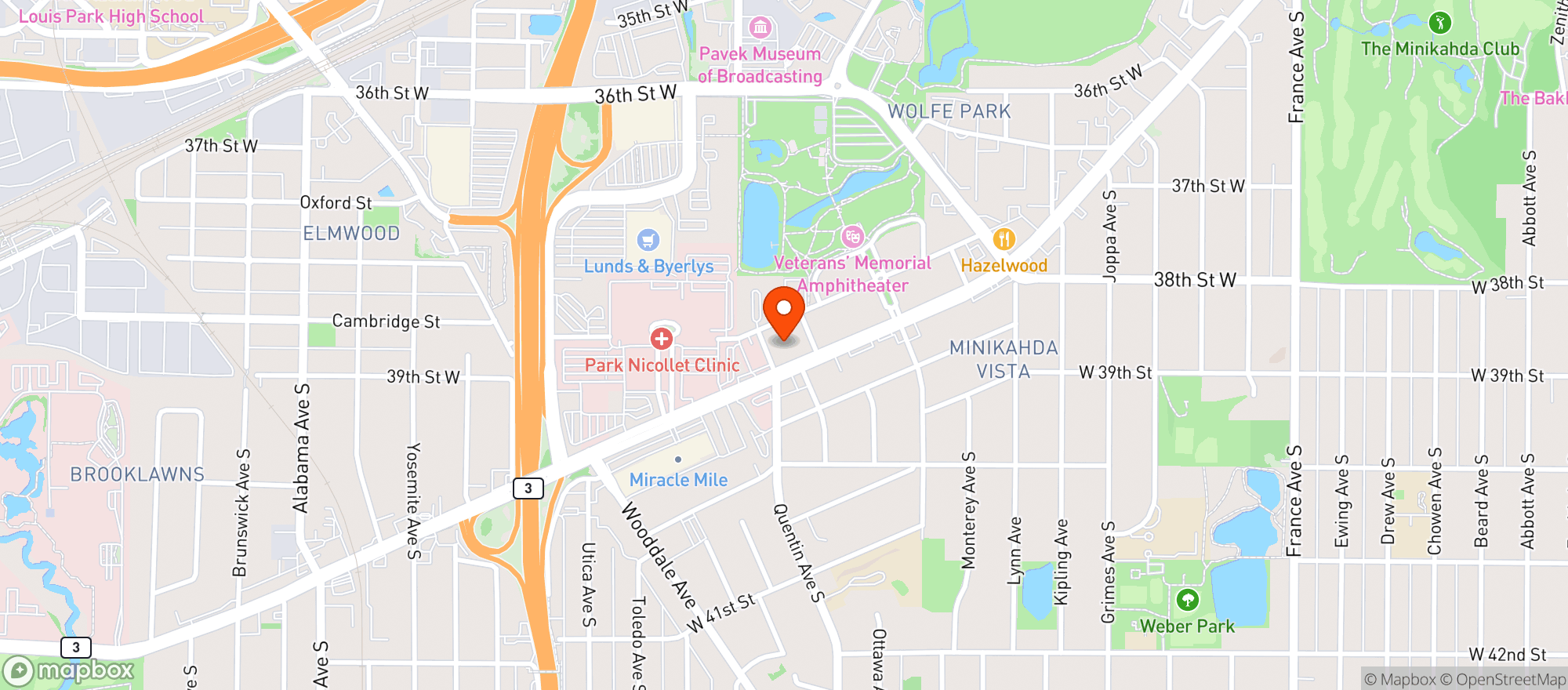 Map showing Fresh Thyme