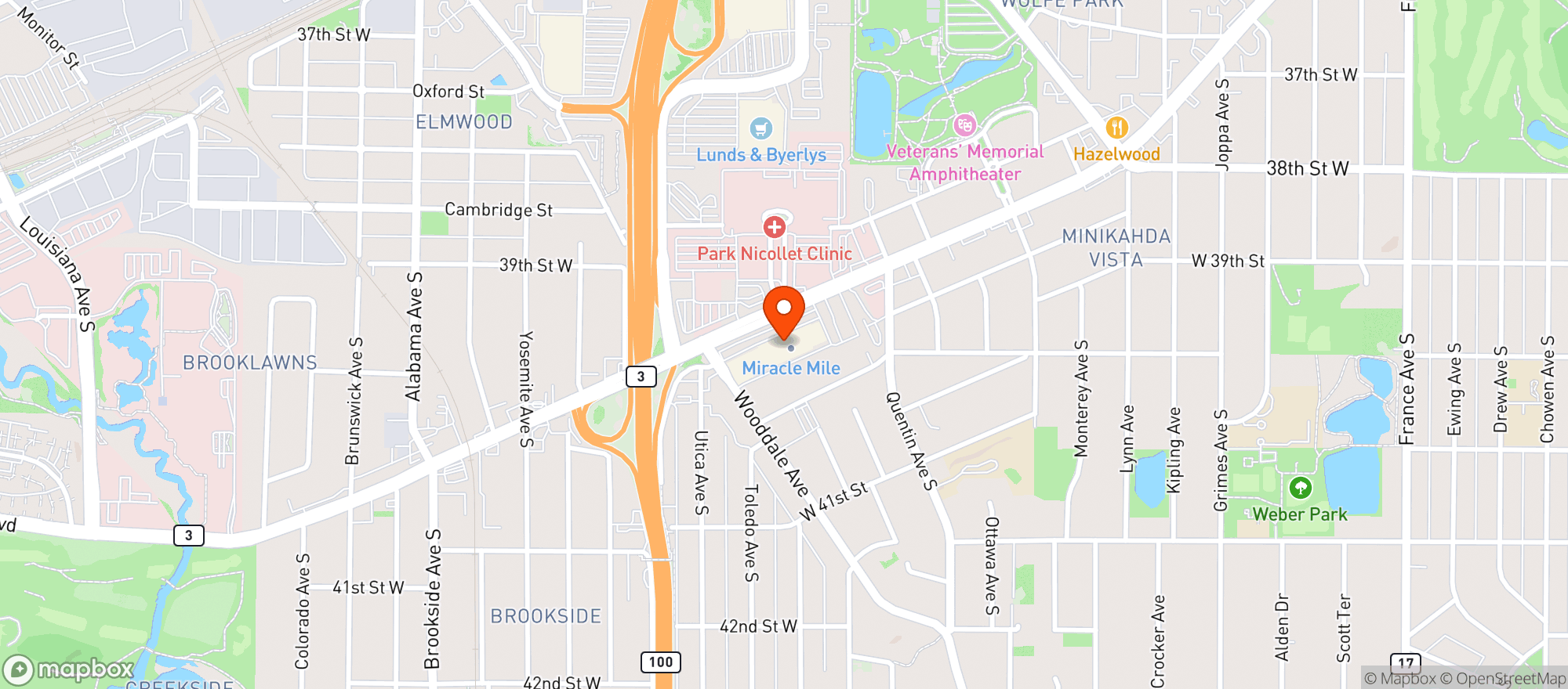 Map showing Top Ten Liquors - SLP
