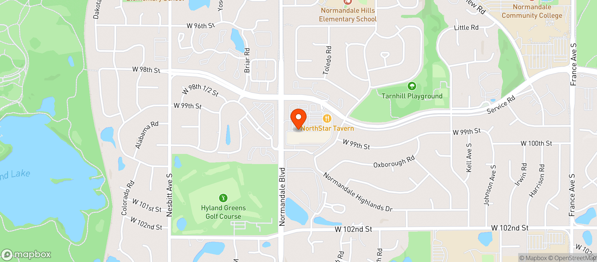 Map showing Lunds and Byerlys - Bloomington - 00819015