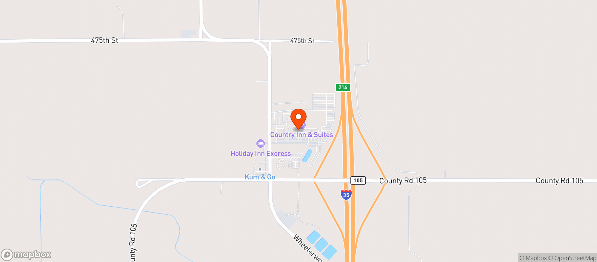 Map showing Jo Stop