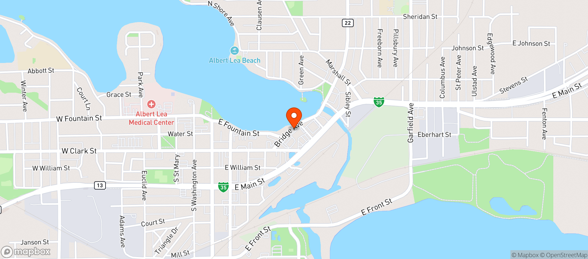 Map showing Cheers Liquor