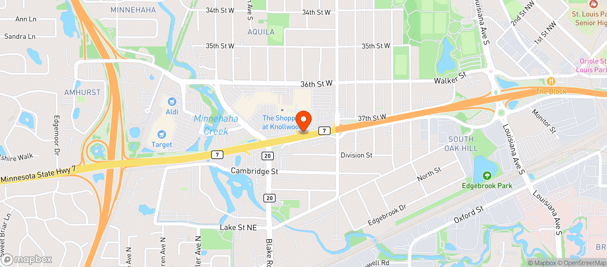 Map showing Total Wine & More