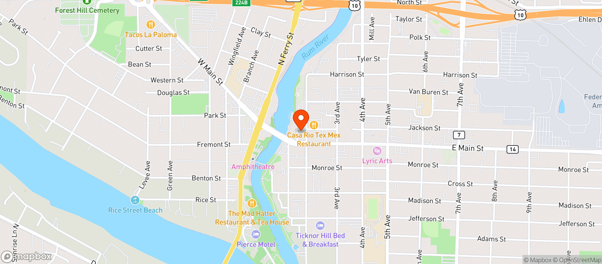 Map showing Magillycuddys
