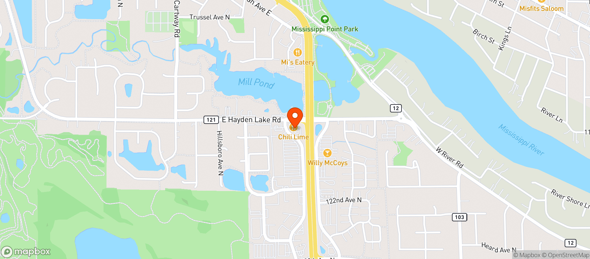 Map showing Chili Lime
