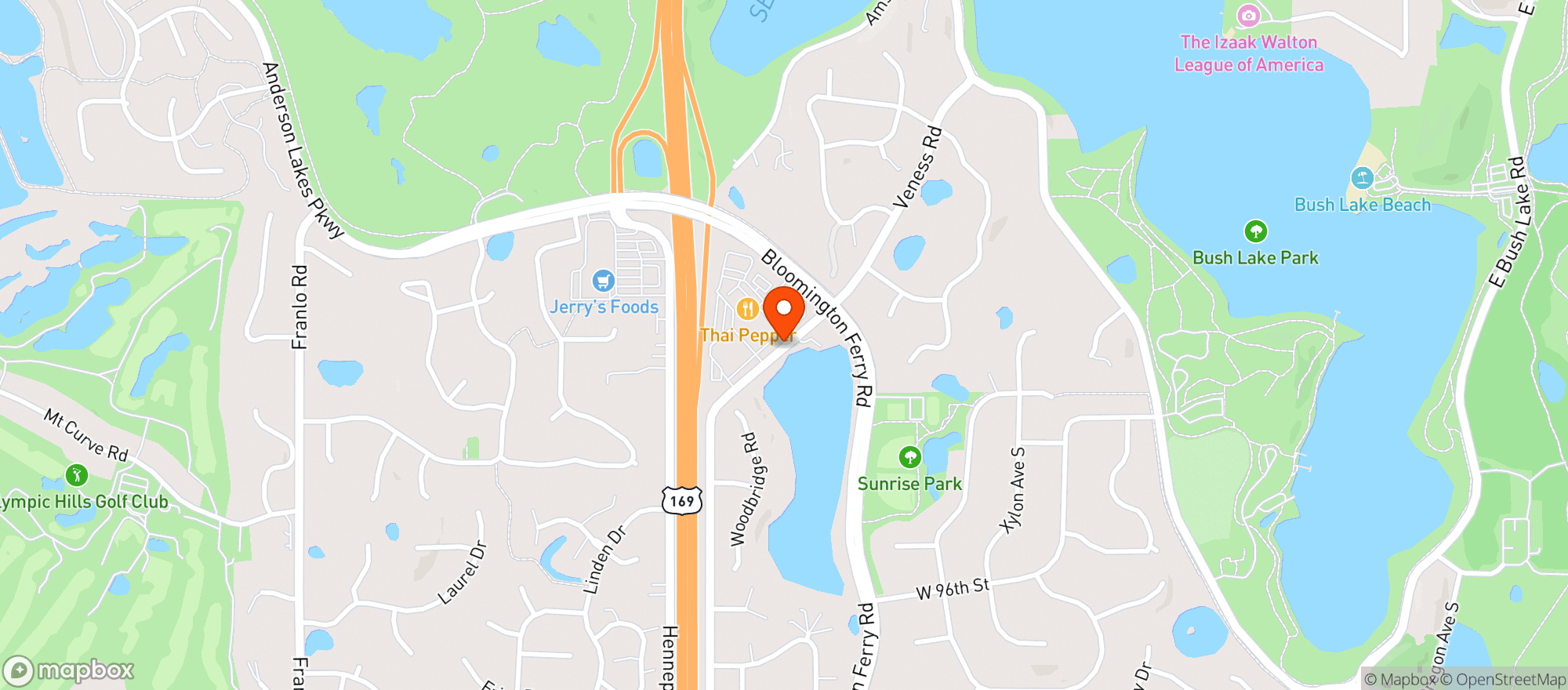 Map showing Cheers Wine & Spirits