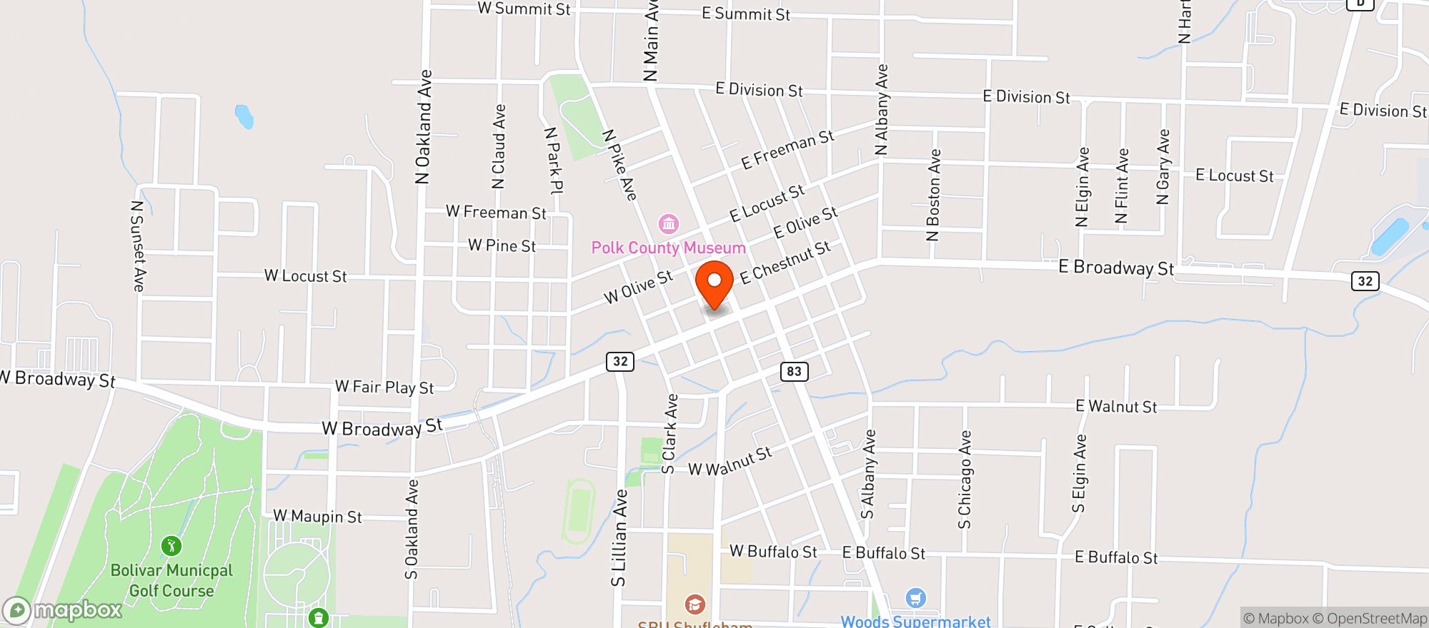 Map showing 1906 Wine Bar And Pub