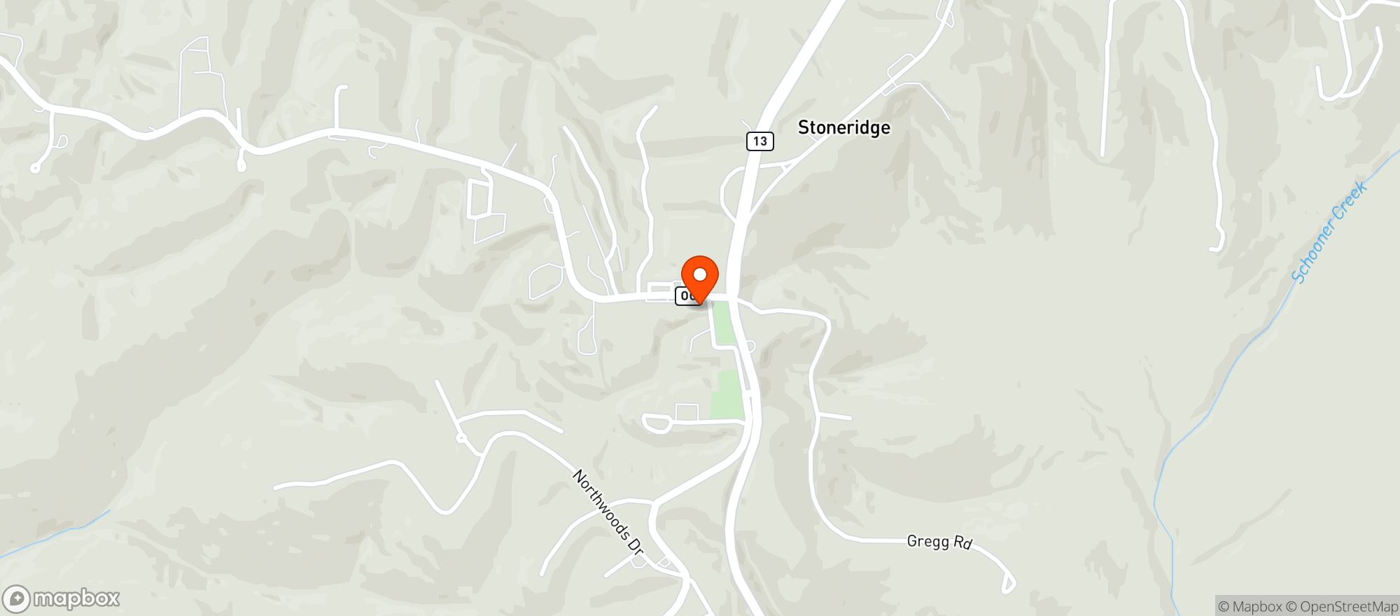 Map showing Bamboozled Tiki Bar