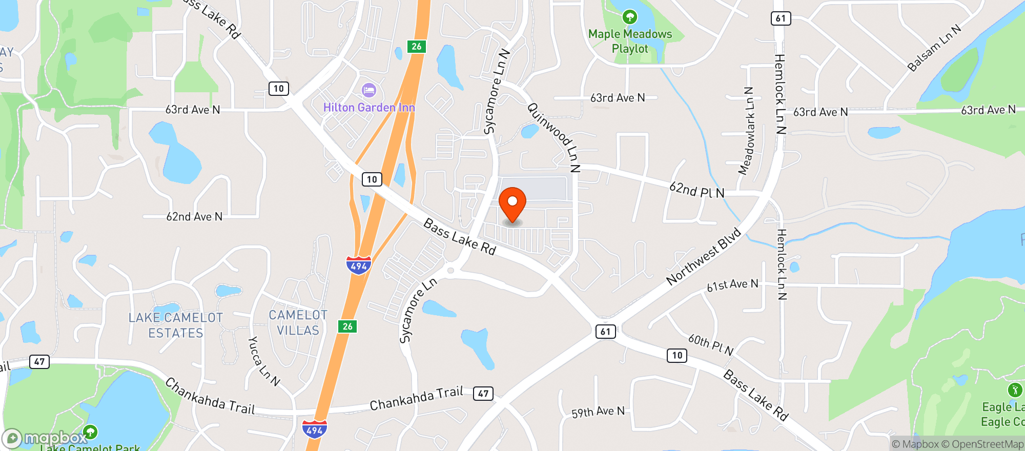 Map showing Princeton's