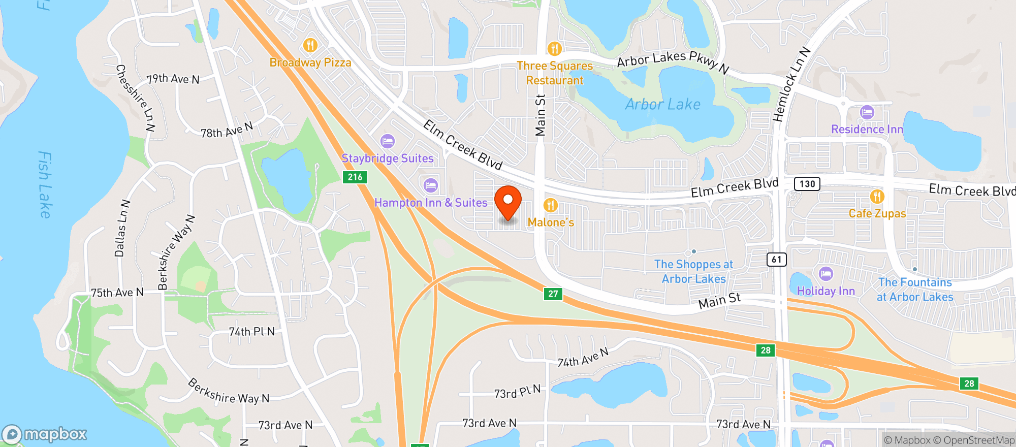 Map showing TOTAL WINE & MORE