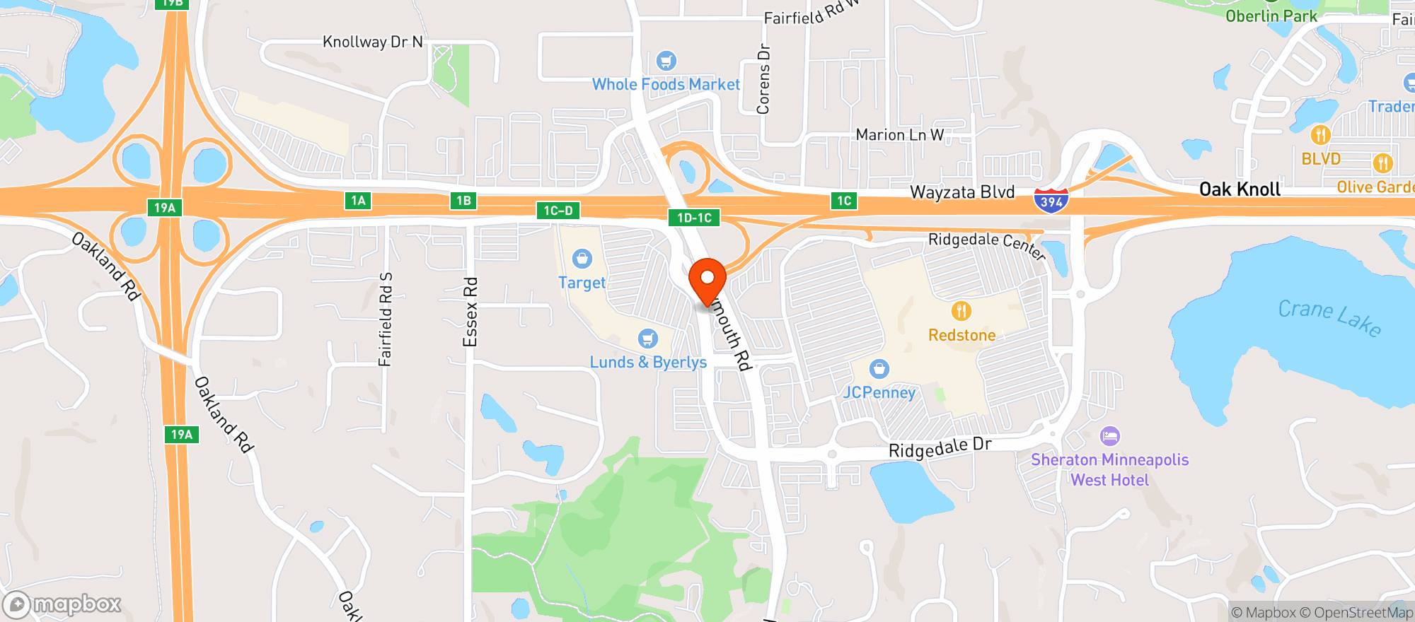 Map showing Lunds and Byerlys - Ridgedale - 00819007