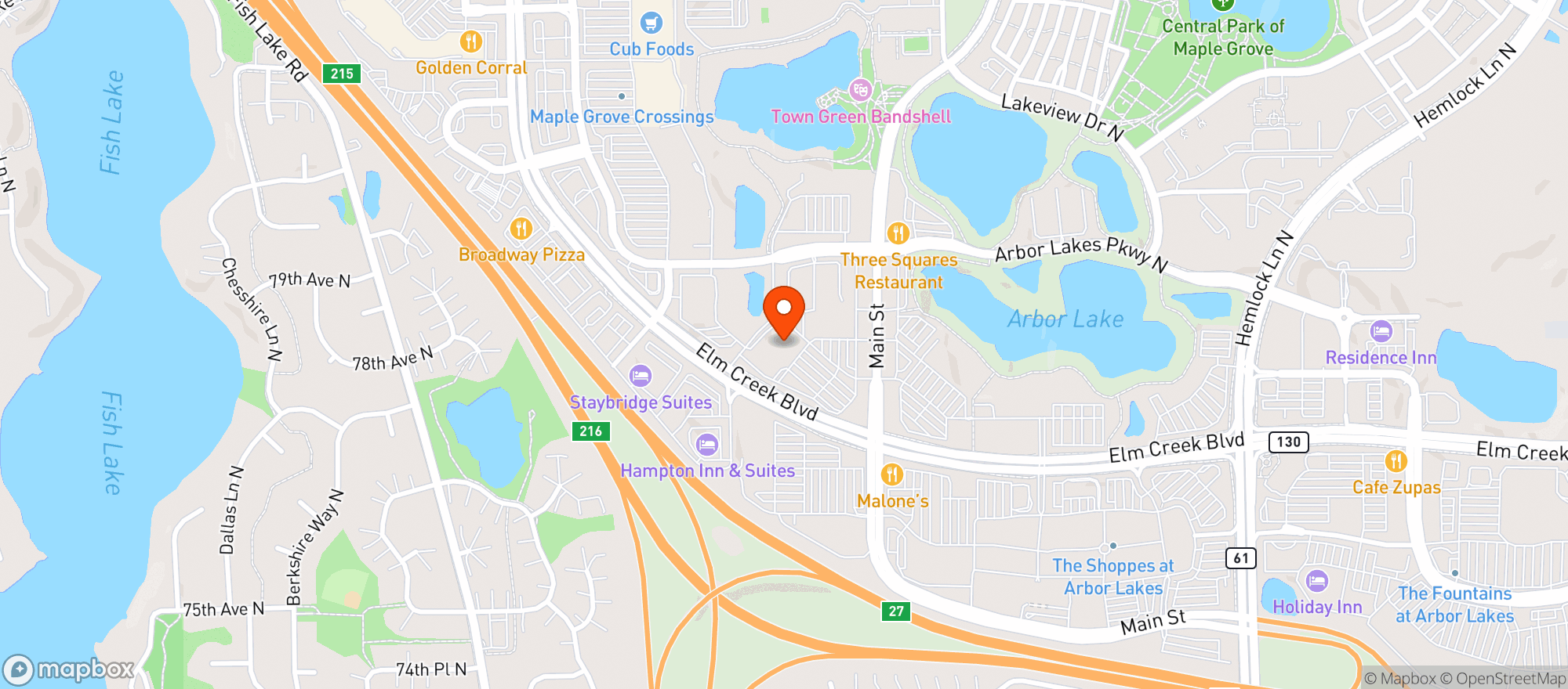 Map showing Lunds and Byerlys - Maple Grove - 00819006