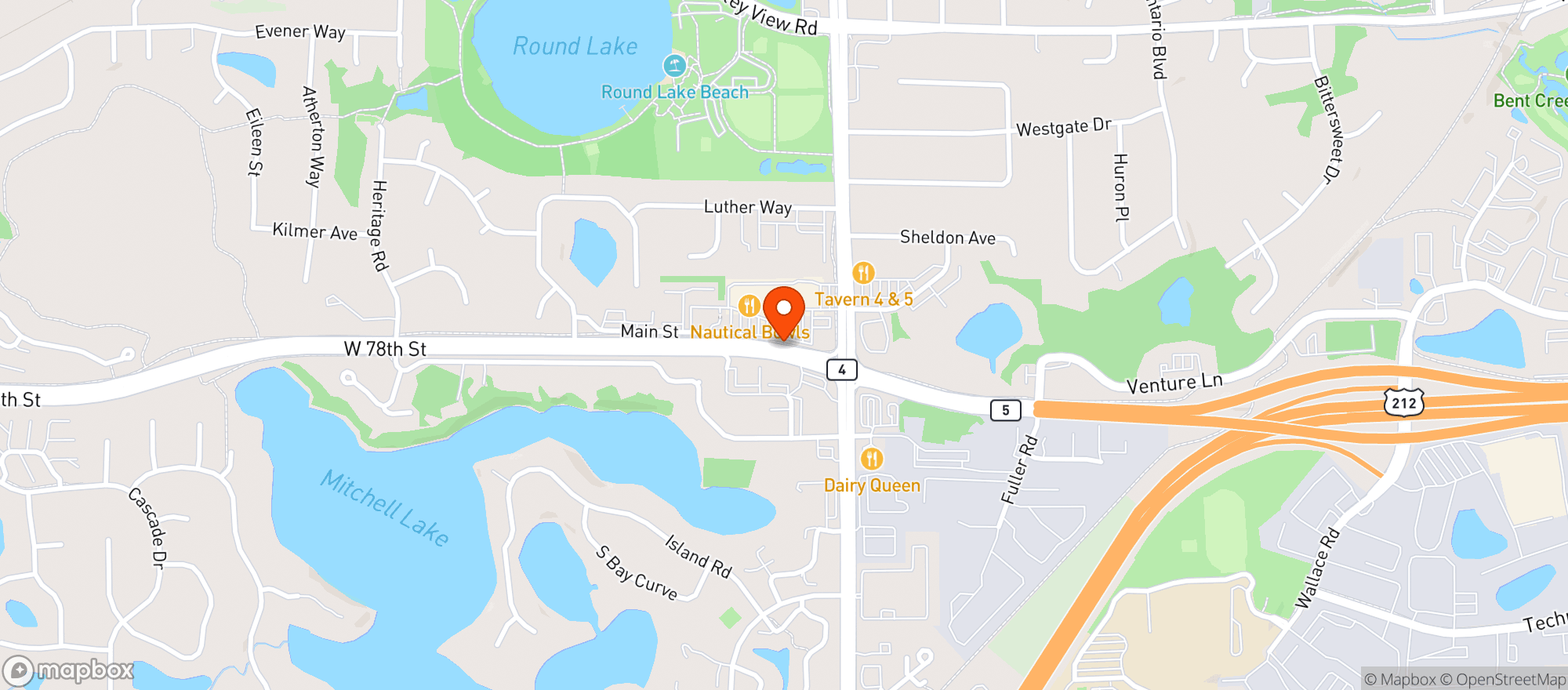 Map showing Eden Prairie #1