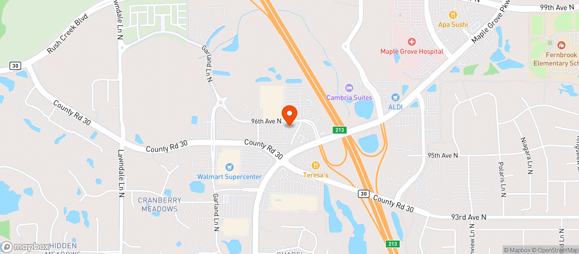 Map showing Mgm Wine & Spirits #036