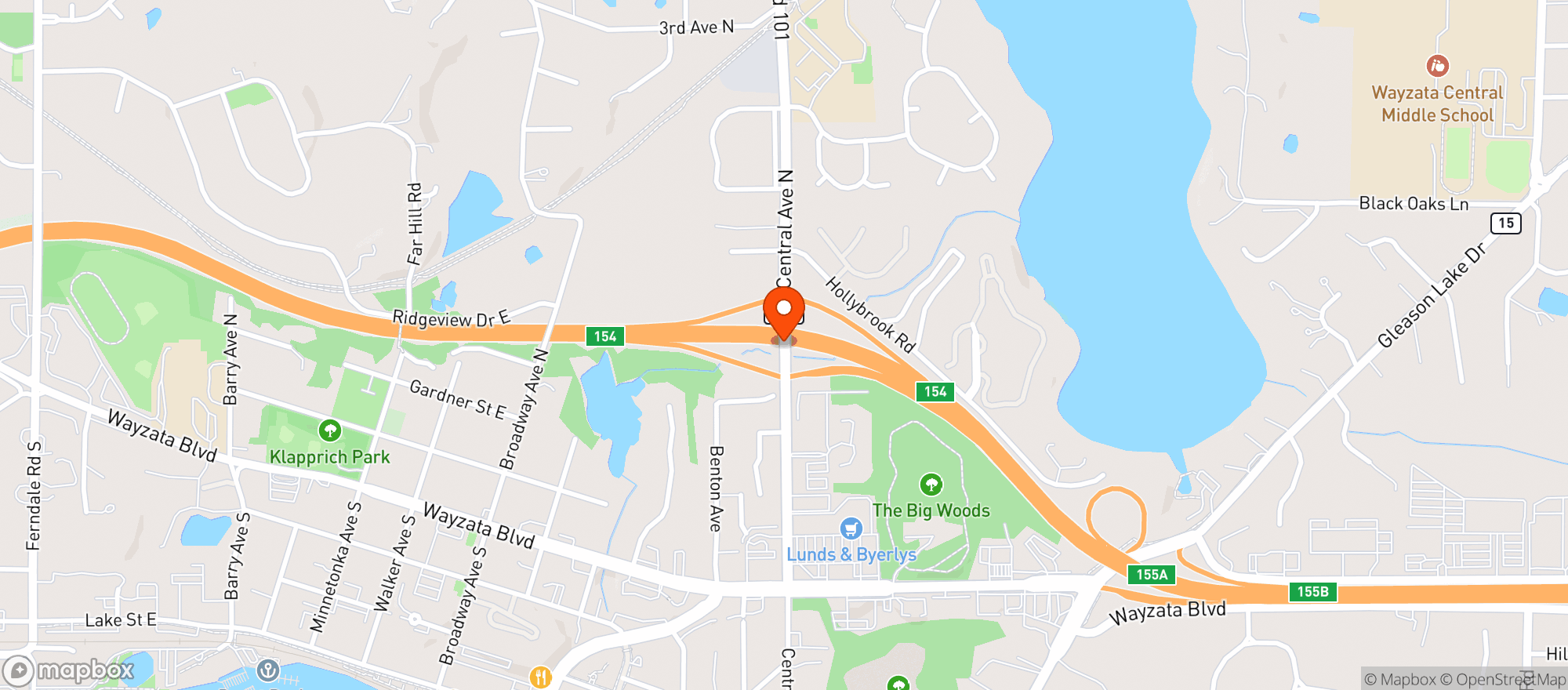 Map showing Lunds and Byerlys - Wayzata - 00819021