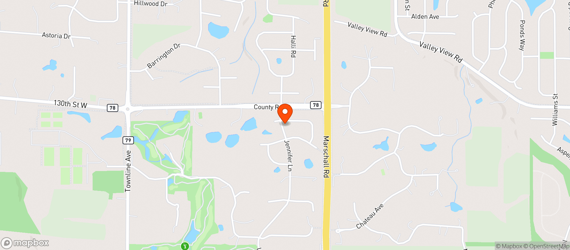 Map showing The Dirty Dirty South